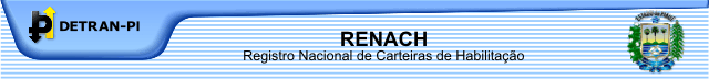 DETRAN - PI : RENACH